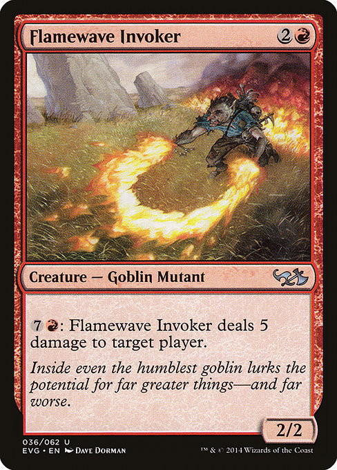 Flamewave Invoker (36) - Duel Decks Anthology: Elves vs. Goblins - Game On
