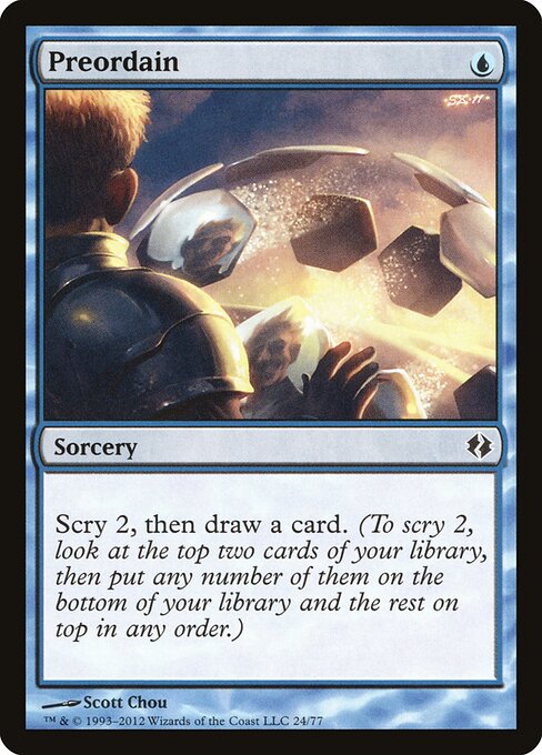 Preordain (24) - Duel Decks: Venser vs. Koth - Game On