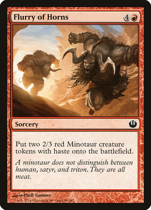 Flurry of Horns (96) (Foil) - Journey into Nyx - Game On