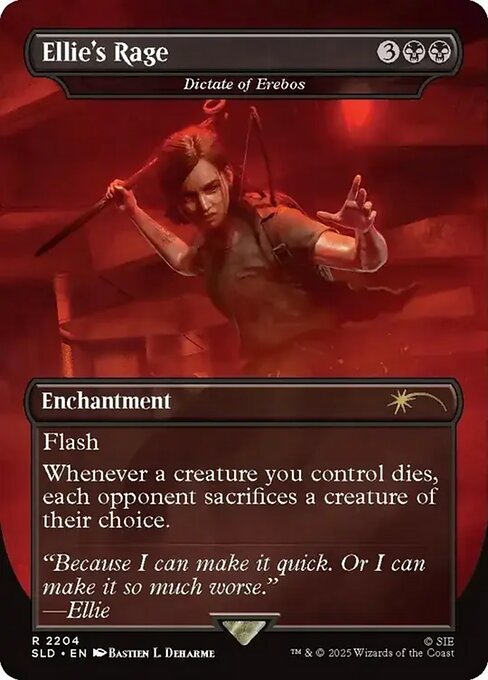 Dictate of Erebos (2204) - BORDERLESS - FULL ART - Secret Lair Drop - Game On
