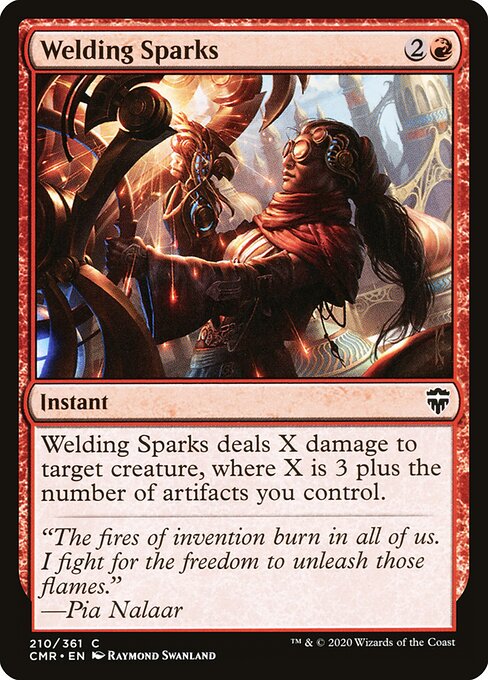 Welding Sparks (210) (Foil) - Commander Legends - Game On