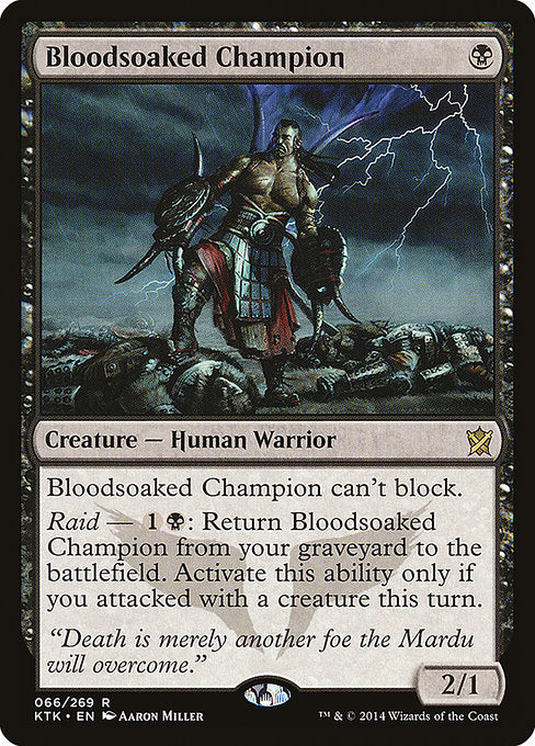 Bloodsoaked Champion (66) - Khans of Tarkir - Game On