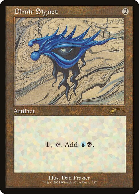 Dimir Signet (287) (Etched) - Secret Lair Drop - Game On