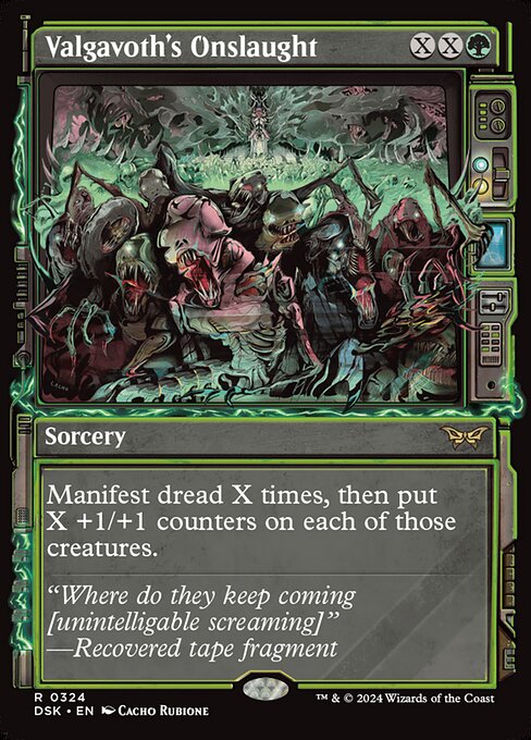 Valgavoth's Onslaught (324) - SHOWCASE (Foil) - Duskmourn: House of Horror - Game On