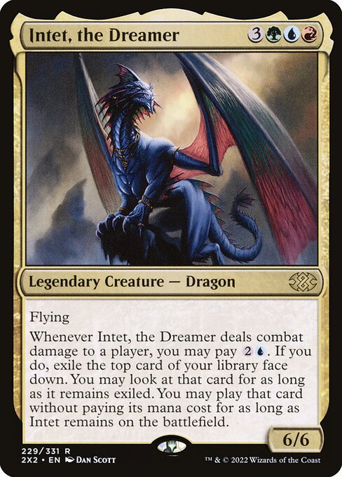 Intet, the Dreamer (229) (Foil) - Double Masters 2022 - Game On