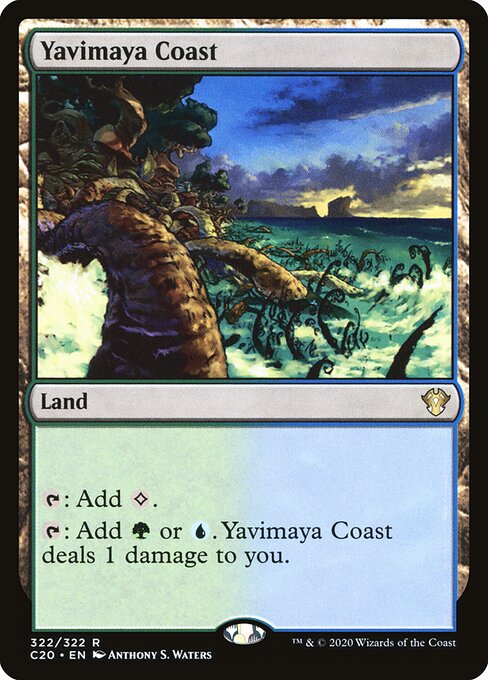 Yavimaya Coast (322) - Commander 2020 - Game On