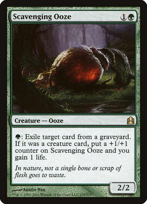 Scavenging Ooze (170) - Commander 2011 - Game On