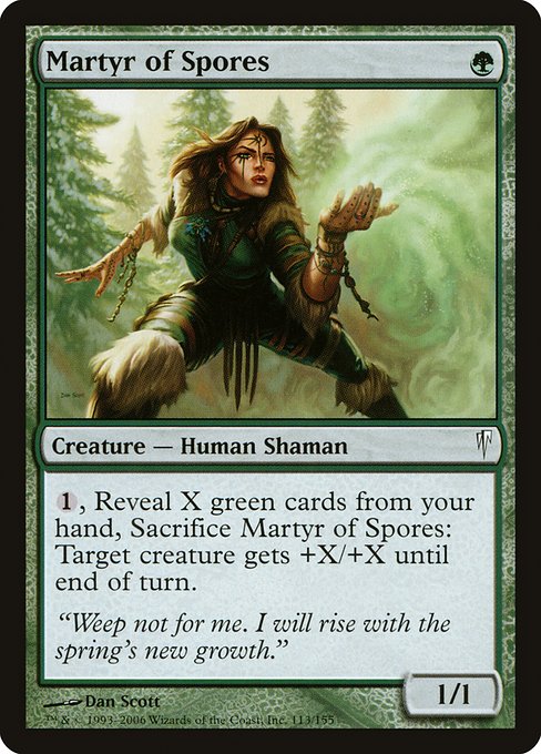 Martyr of Spores (113) (Foil) - Coldsnap - Game On