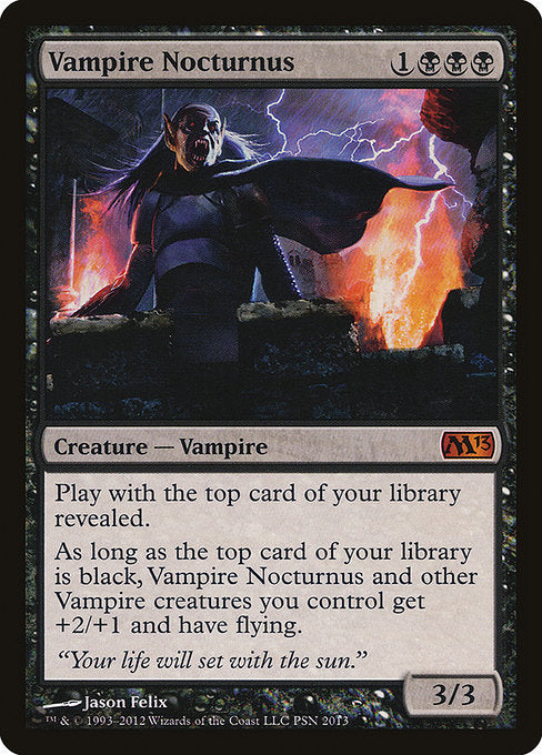 Vampire Nocturnus (3) - Duels of the Planeswalkers 2013 Promos - Game On