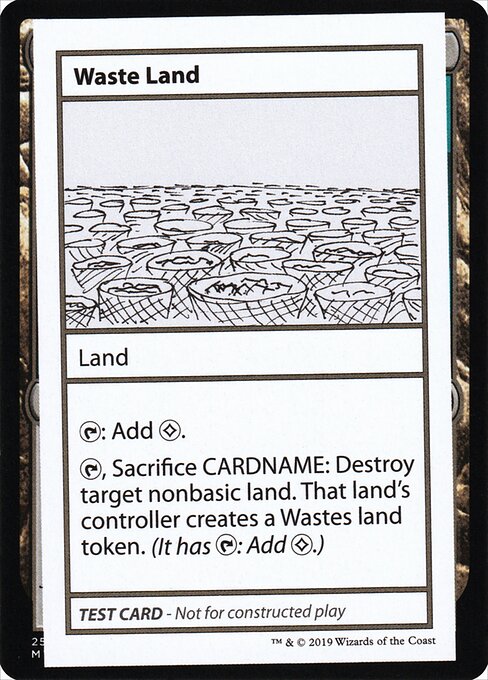 Waste Land (121) - Mystery Booster Playtest Cards 2021 - Game On