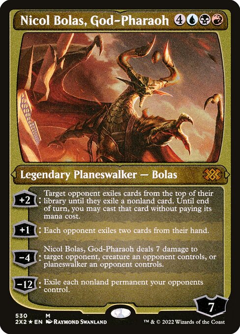 Nicol Bolas, God-Pharaoh (530) (Etched) - Double Masters 2022 - Game On