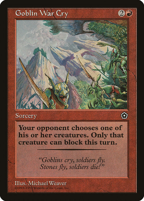 Goblin War Cry (104) - Portal Second Age - Game On