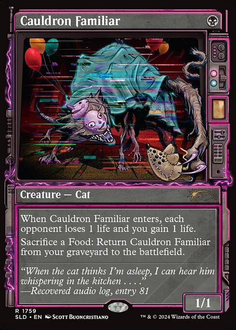 Cauldron Familiar (1759) - SHOWCASE - Secret Lair Drop - Game On