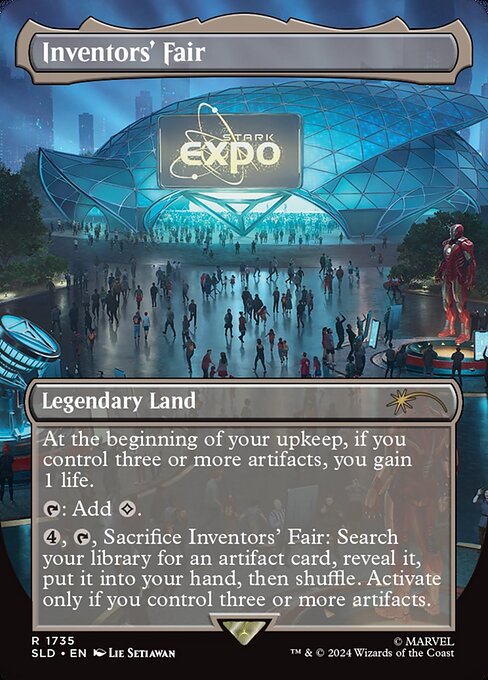 Inventors' Fair (1735) - BORDERLESS - FULL ART - Secret Lair Drop - Game On