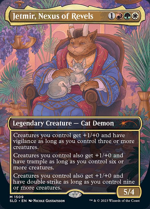 Jetmir, Nexus of Revels // Jetmir, Nexus of Revels (1555) - BORDERLESS - FULL ART - Secret Lair Drop - Game On
