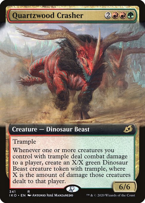 Quartzwood Crasher (341) - EXTENDED ART - Ikoria: Lair of Behemoths - Game On