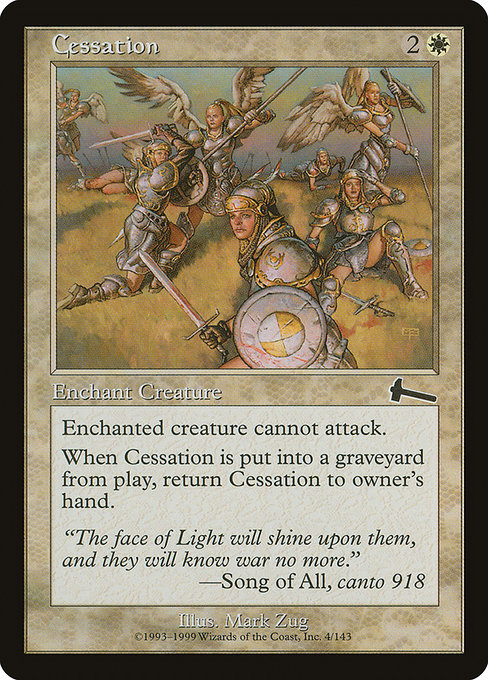 Cessation (4) (Foil) - Urza's Legacy - Game On