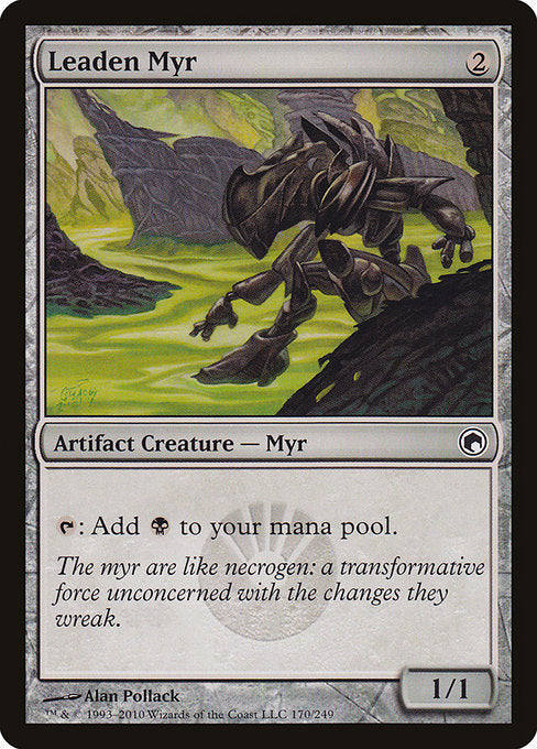 Leaden Myr (170) - Scars of Mirrodin - Game On