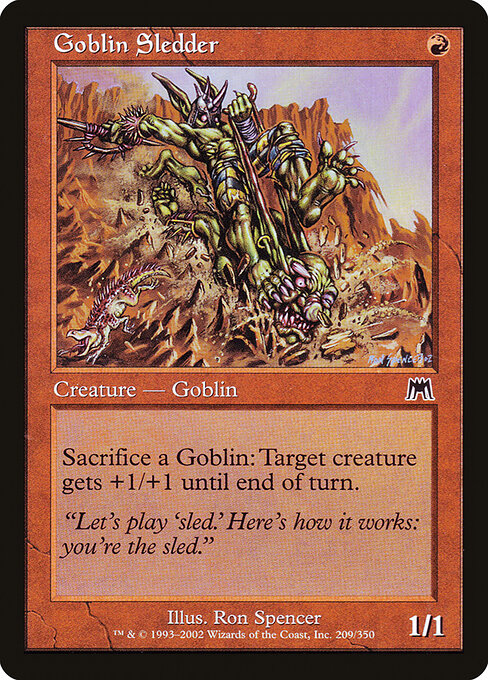 Goblin Sledder (209) - Onslaught - Game On