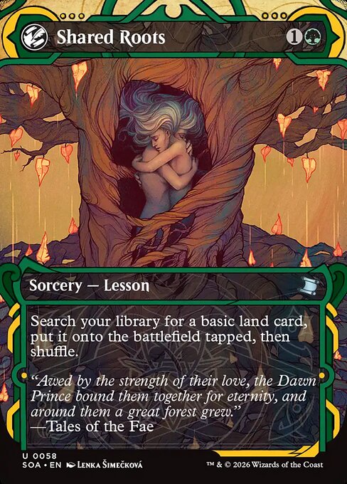 Shared Roots (58) - BORDERLESS - Secrets of Strixhaven Mystical Archive - Game On