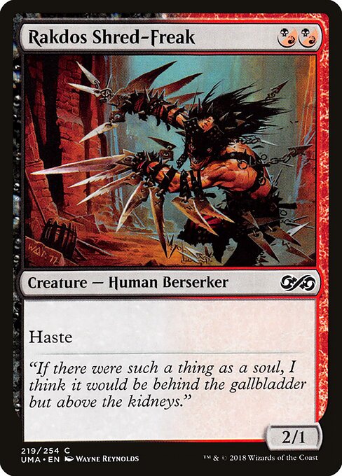 Rakdos Shred-Freak (219) (Foil) - Ultimate Masters - Game On