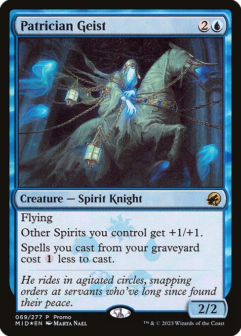 Patrician Geist (69★) (Foil) - Innistrad: Midnight Hunt Promos - Game On