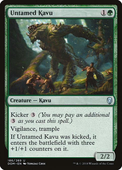Untamed Kavu (186) - Dominaria - Game On
