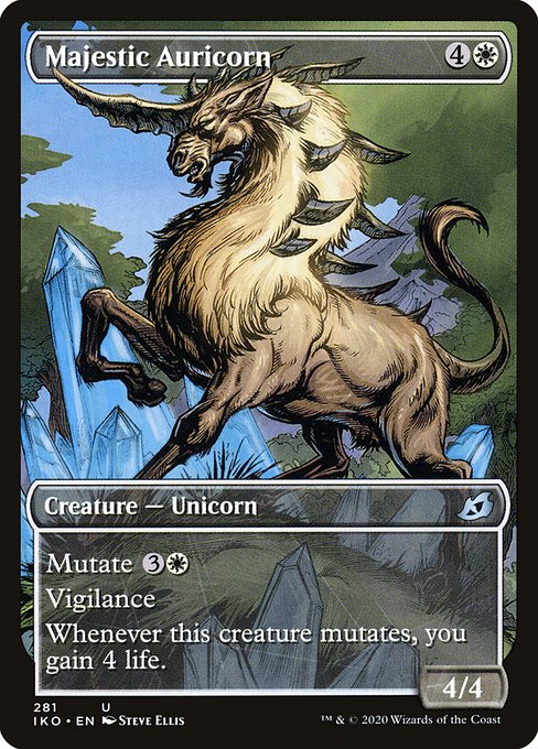 Majestic Auricorn (281) - SHOWCASE (Foil) - Ikoria: Lair of Behemoths - Game On