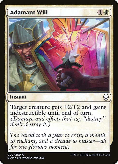 Adamant Will (2) (Foil) - Dominaria - Game On