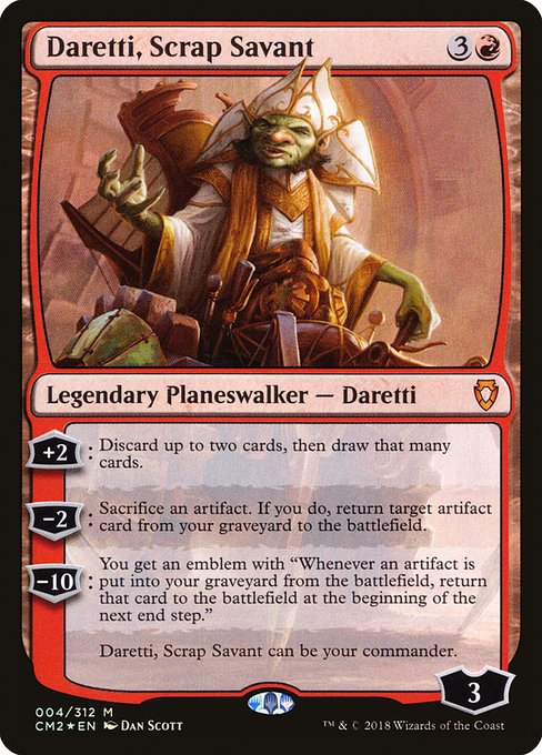 Daretti, Scrap Savant (4) (Foil) - Commander Anthology Volume II - Game On