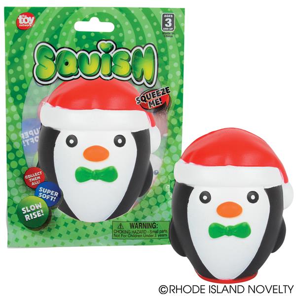 4" Squish Penguin Holiday - Game On