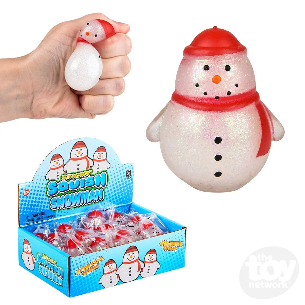 4" Squish Snowman - Game On