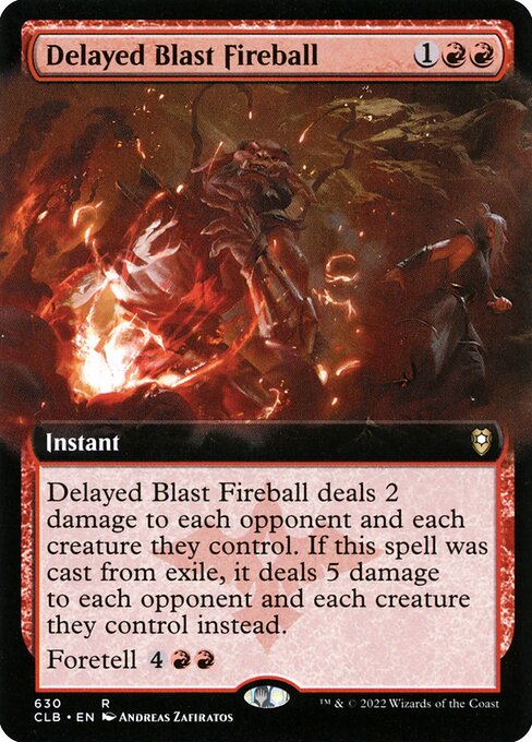 Delayed Blast Fireball (630) - EXTENDED ART - Commander Legends: Battle for Baldur's Gate - Game On