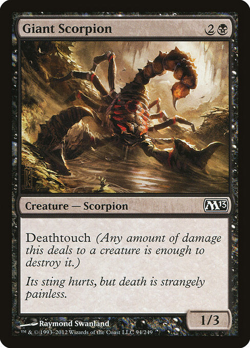 Giant Scorpion (94) (Foil) - Magic 2013 - Game On