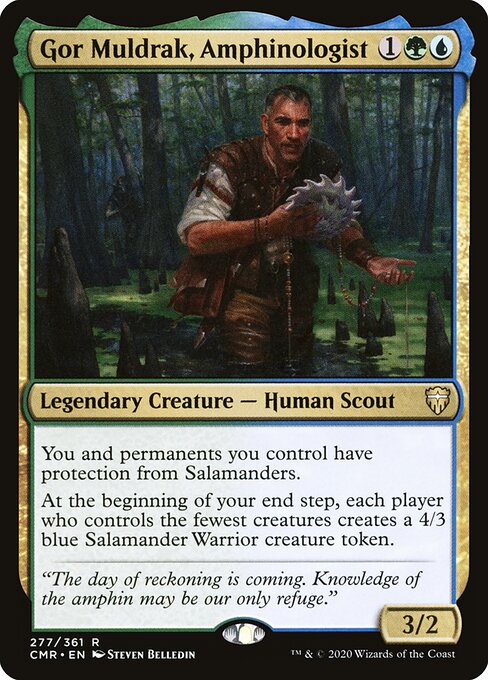 Gor Muldrak, Amphinologist (277) (Foil) - Commander Legends - Game On