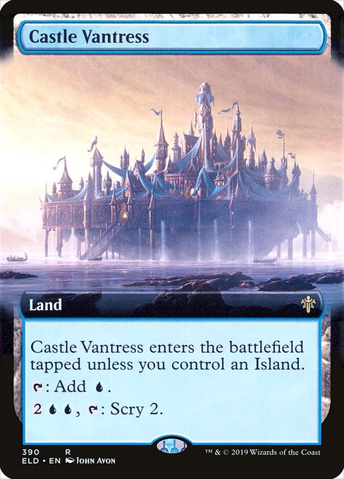 Castle Vantress (390) - EXTENDED ART - Throne of Eldraine - Game On