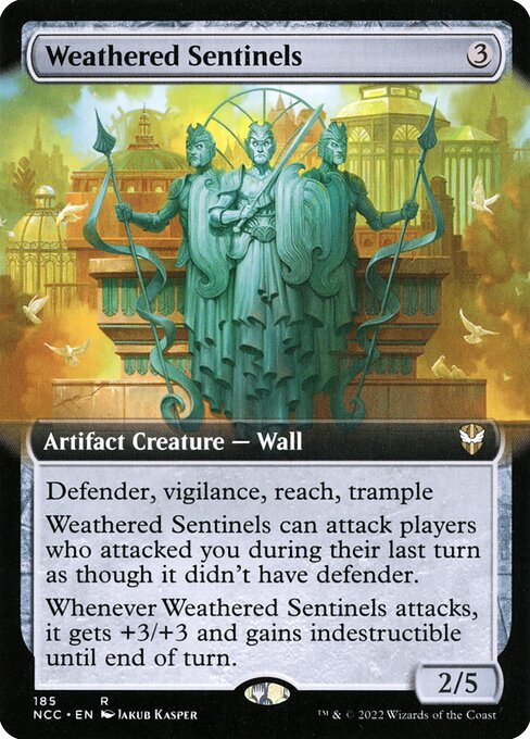 Weathered Sentinels (185) - EXTENDED ART - New Capenna Commander - Game On