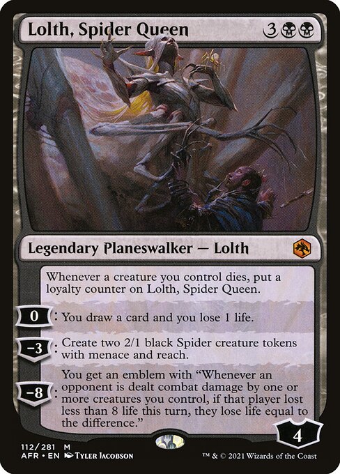 Lolth, Spider Queen (112) (Foil) - Adventures in the Forgotten Realms - Game On