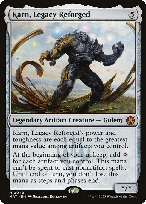 Karn, Legacy Reforged (49) (Foil) - March of the Machine: The Aftermath - Game On