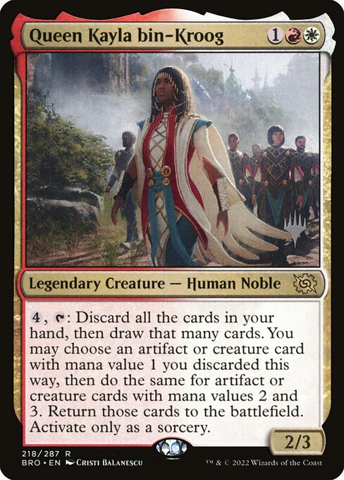 Queen Kayla bin-Kroog (218p) - The Brothers' War Promos - Game On