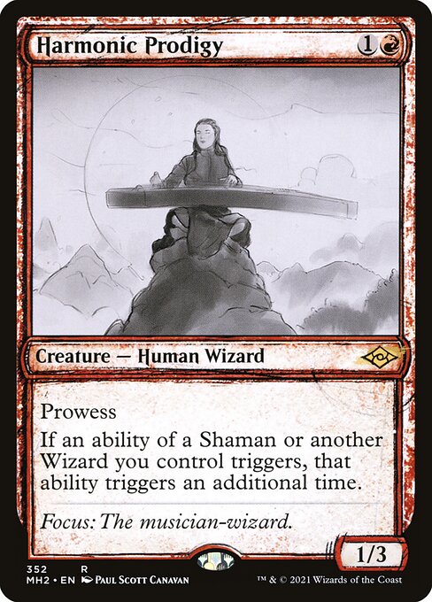 Harmonic Prodigy (352) - SHOWCASE (Foil) - Modern Horizons 2 - Game On