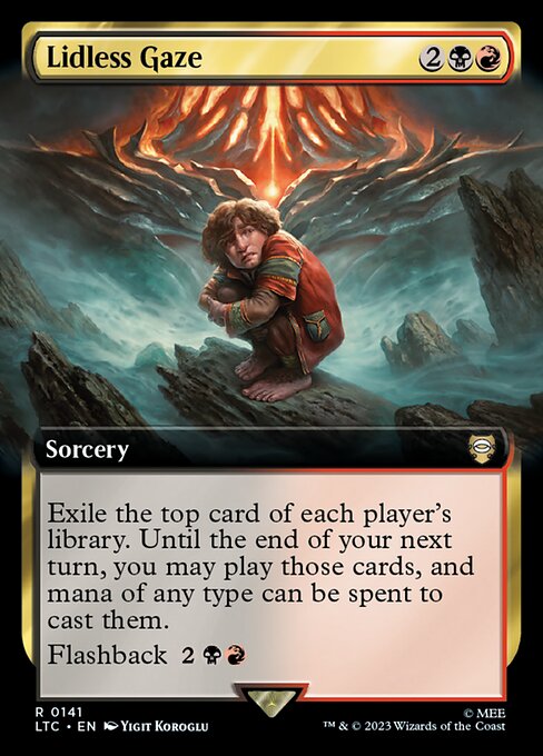 Lidless Gaze (141) - EXTENDED ART - Tales of Middle-earth Commander - Game On