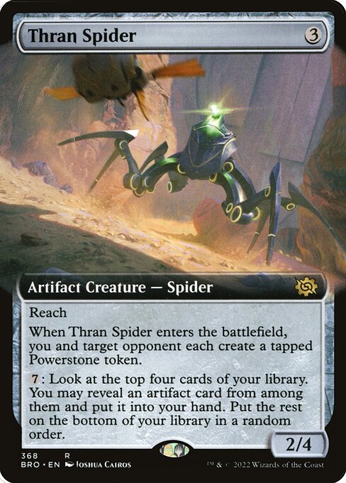 Thran Spider (368) - EXTENDED ART - The Brothers' War - Game On