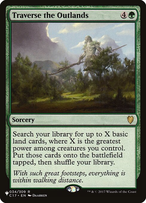 Traverse the Outlands (C17-34) - The List - Game On