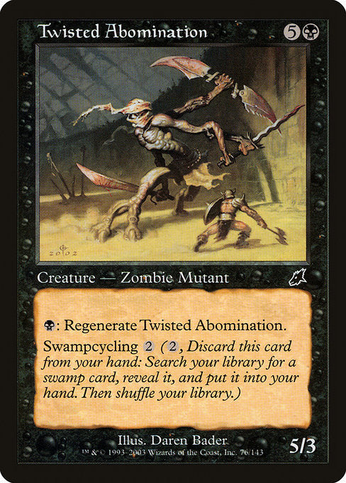 Twisted Abomination (76) (Foil) - Scourge - Game On