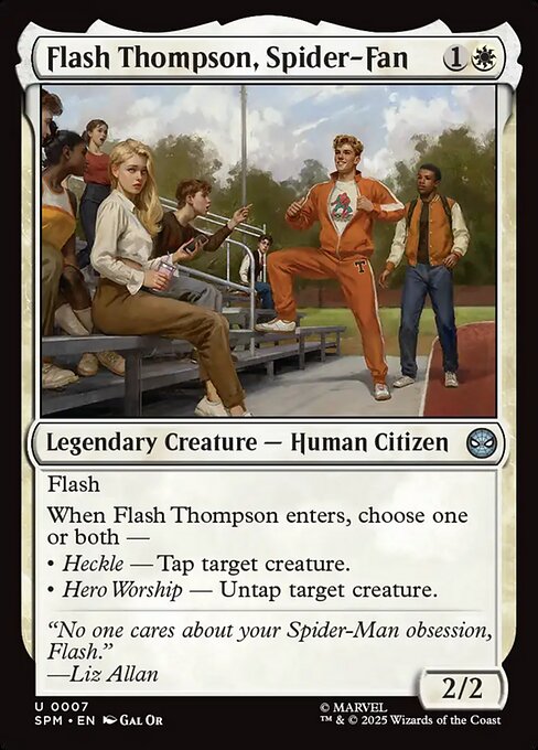 Flash Thompson, Spider-Fan (7) (Foil) - Marvel's Spider-Man - Game On