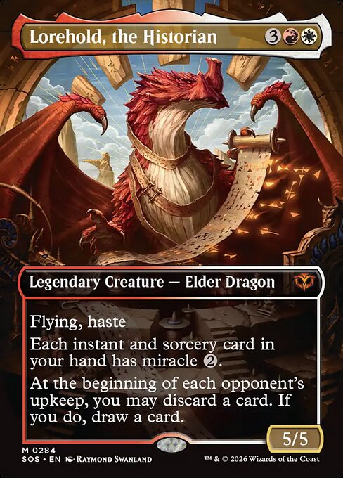 Lorehold, the Historian (284) - BORDERLESS - FULL ART - Secrets of Strixhaven - Game On