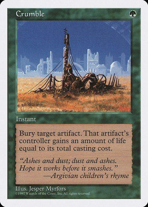 Crumble (287) - Fifth Edition - Game On