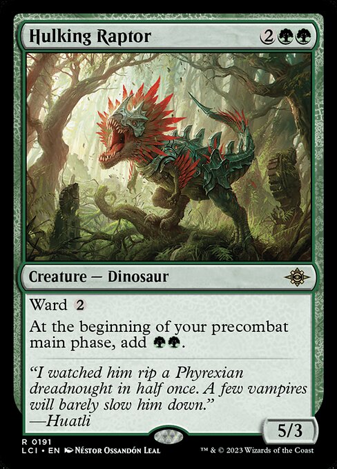 Hulking Raptor (191) (Foil) - The Lost Caverns of Ixalan - Game On
