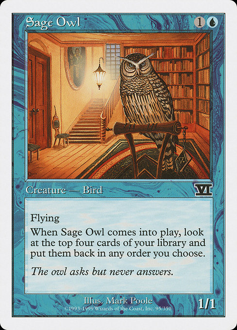 Sage Owl (95) - Classic Sixth Edition - Game On